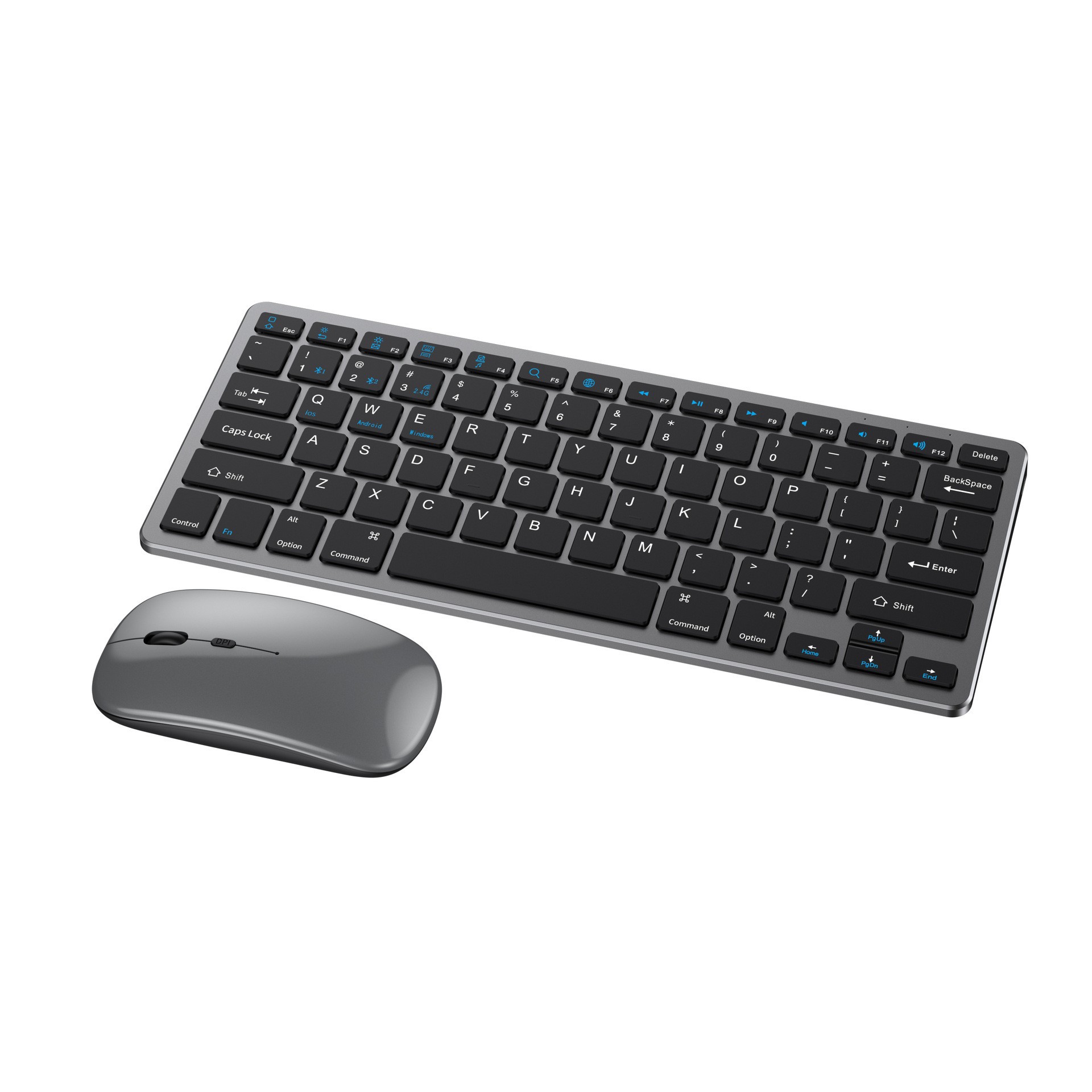 Laptop Accessories Combo Set - 2.4G Kablosuz Klavye Fare Seti Bluetooth