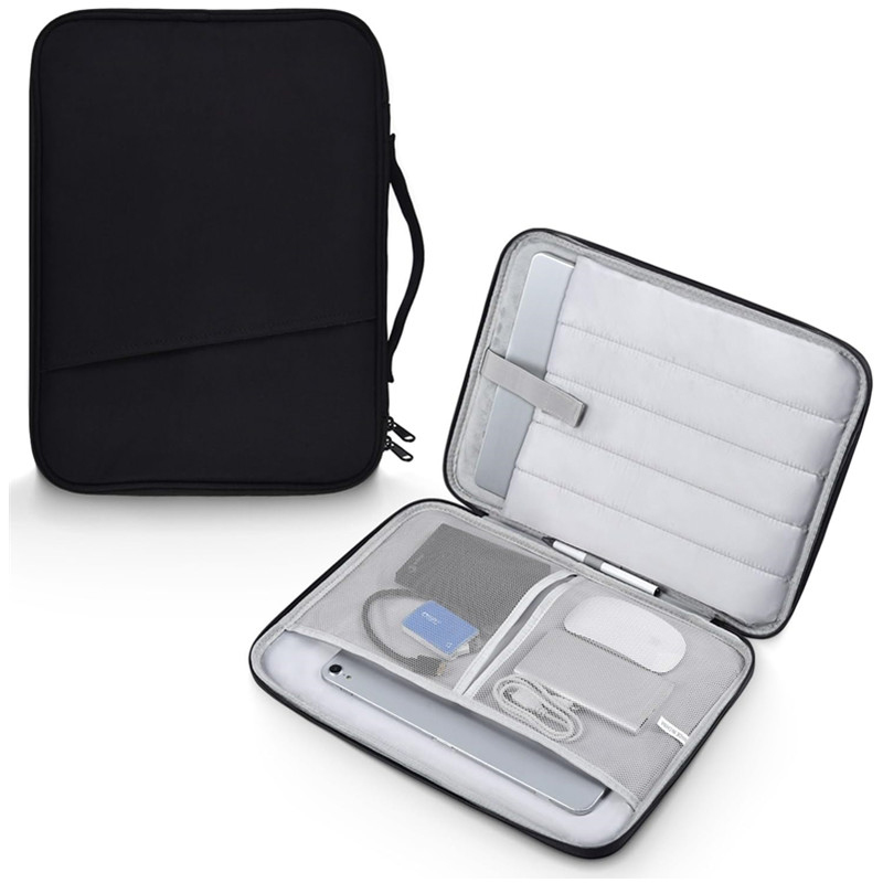 Laptop Accessories Pouch - Su Geçirmez Darbeye Dayanıklı Laptop Saplı