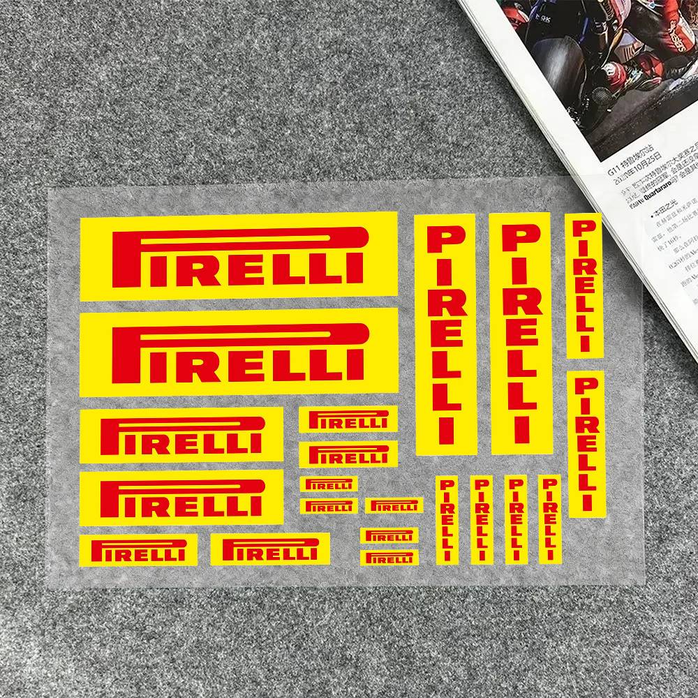Laptop Accessories Ideas - Çıkartmalar PIRELLI Moto Etiket Oto Gövde