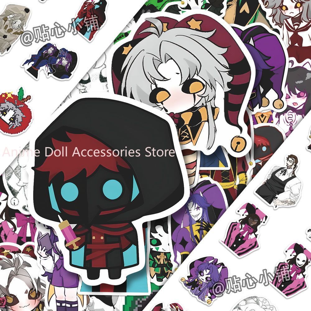 Laptop Accessories Stickers - 73 adet Freak sirk Pierrot Anime