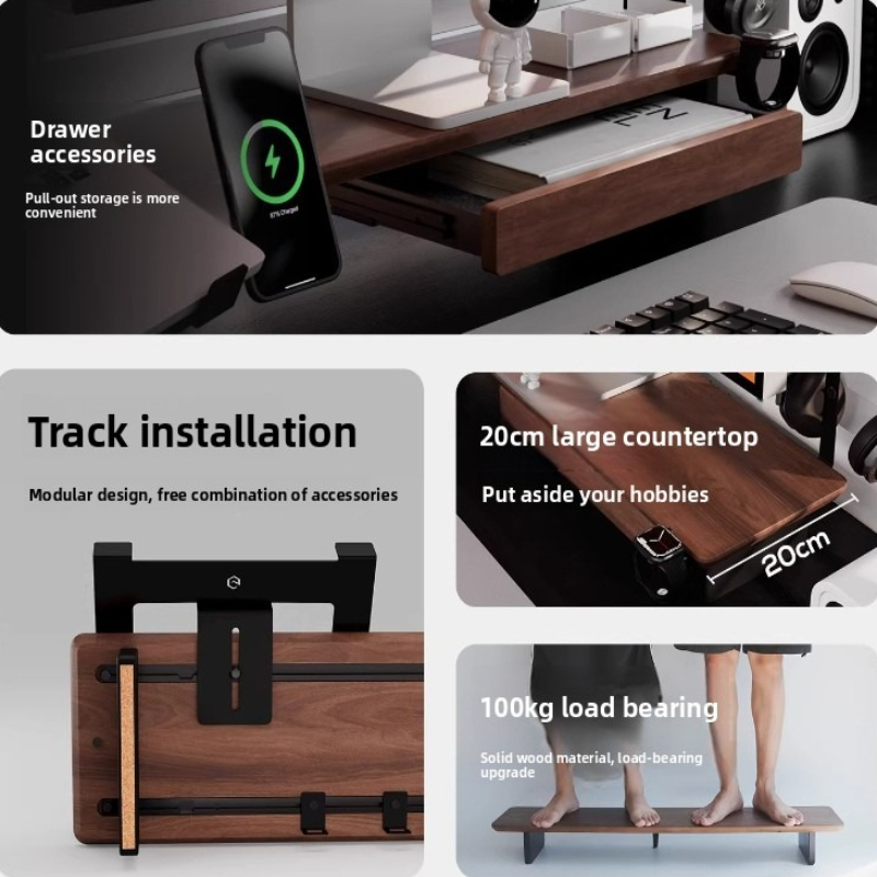 Laptop Accessories Organizer - Z3 Pro Aksesuar Monitörü Metal Saklama