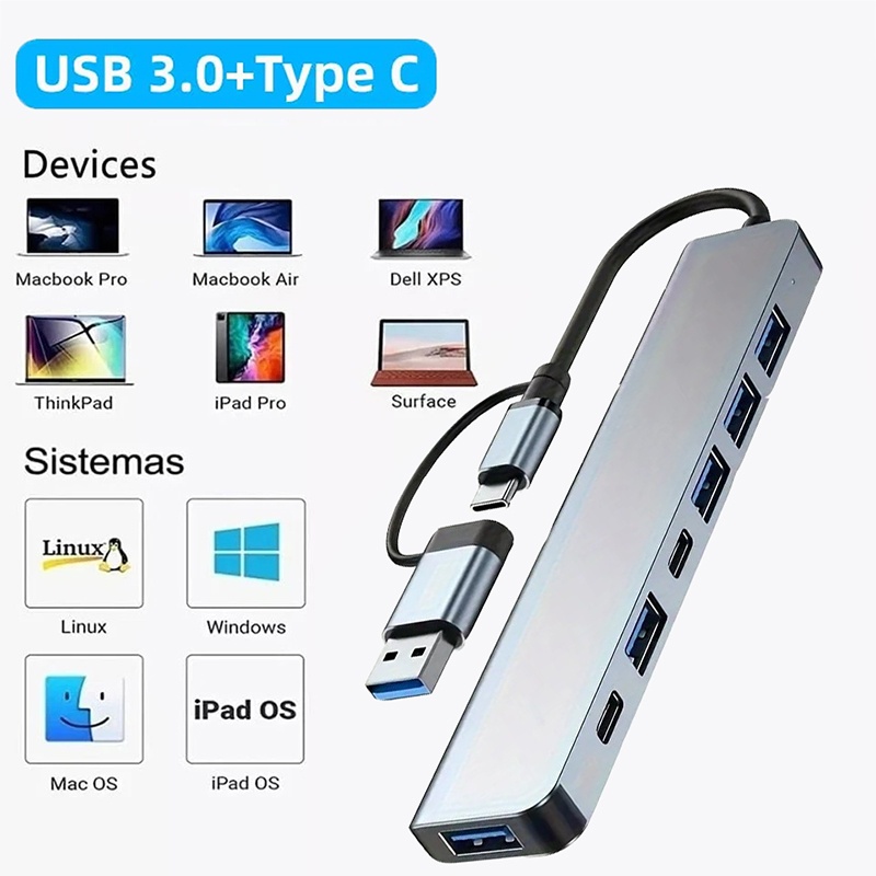 Laptop Accessories Price - 2'si 1 Arada USB3.0 Hub 7
