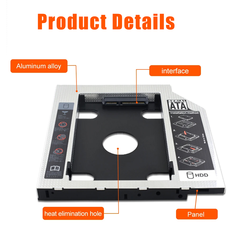 HDD SSD Caddy Adaptörü SATA 3. - Laptop Accessories Organizer incelemesi ve fiyatı