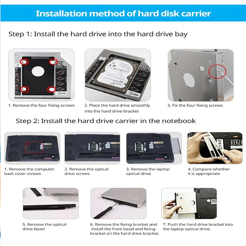 HDD SSD Caddy Adaptörü SATA 3. - Laptop Accessories Organizer incelemesi ve fiyatı