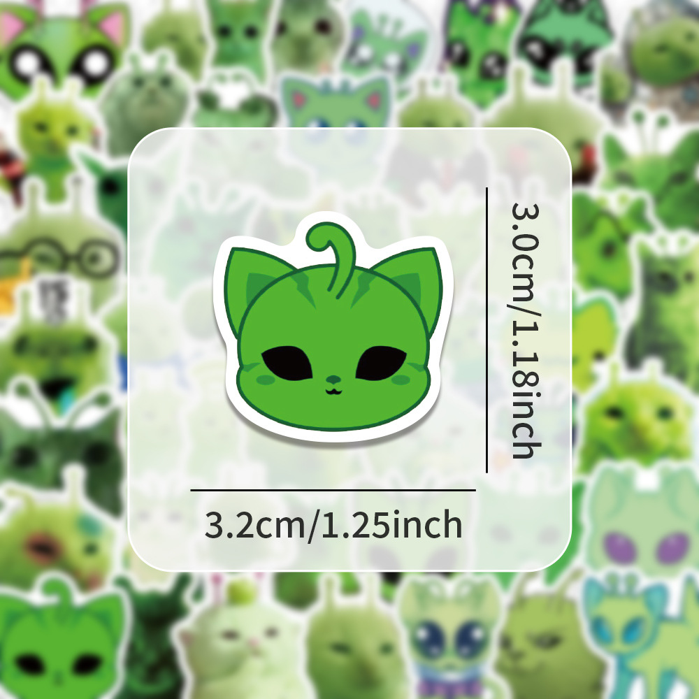 100 adet Eğlenceli Uzaylı Kedi - Laptop Accessories Gifts incelemesi ve fiyatı