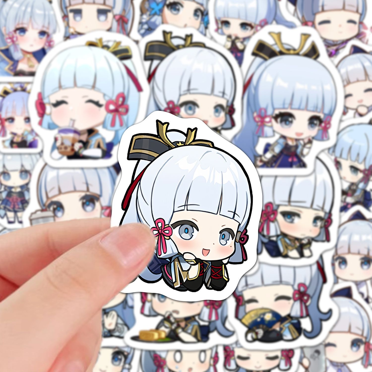 Kamisato Ayaka 60 Adet Genshin - Laptop Accessories Stickers incelemesi ve fiyatı