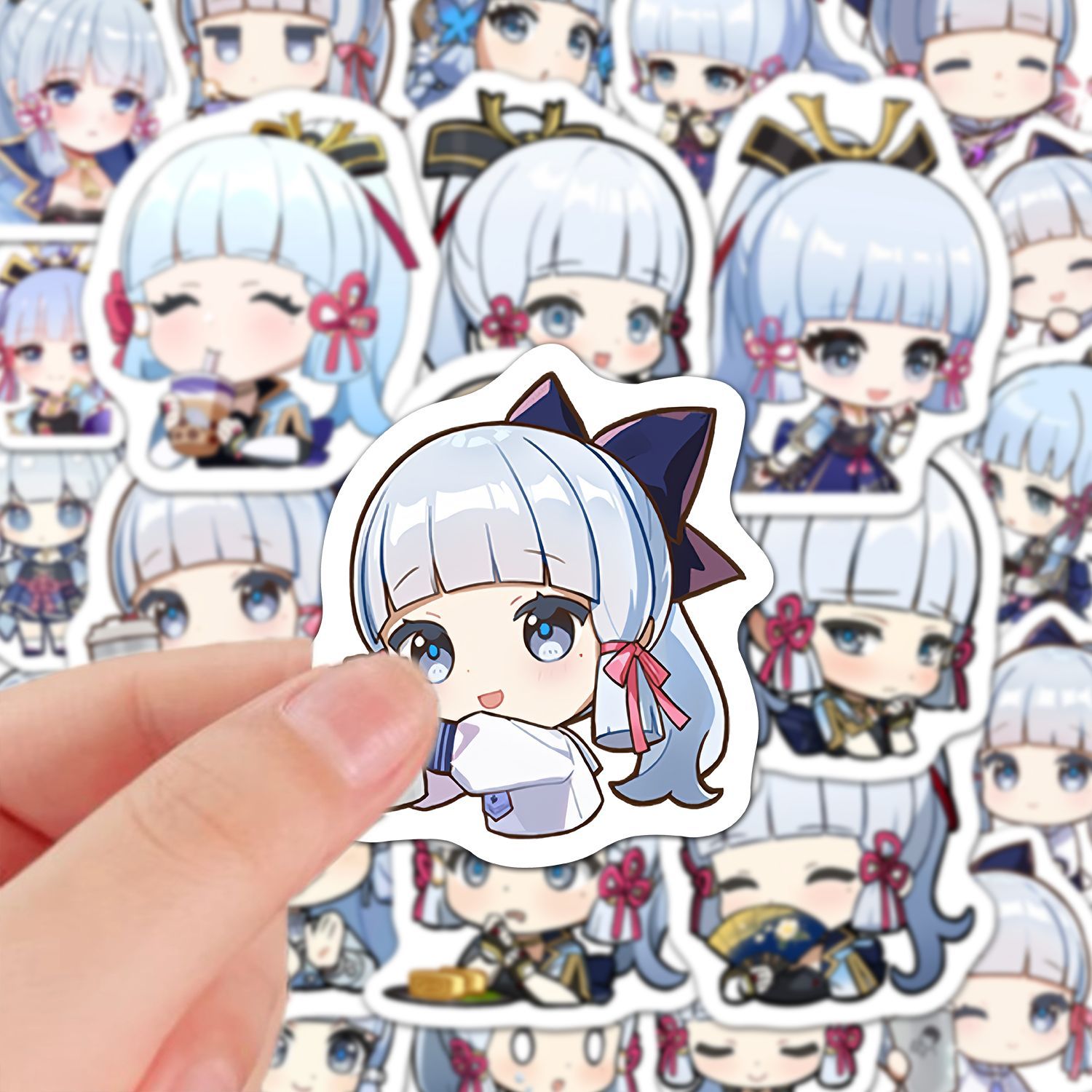 Kamisato Ayaka 60 Adet Genshin - Laptop Accessories Stickers incelemesi ve fiyatı