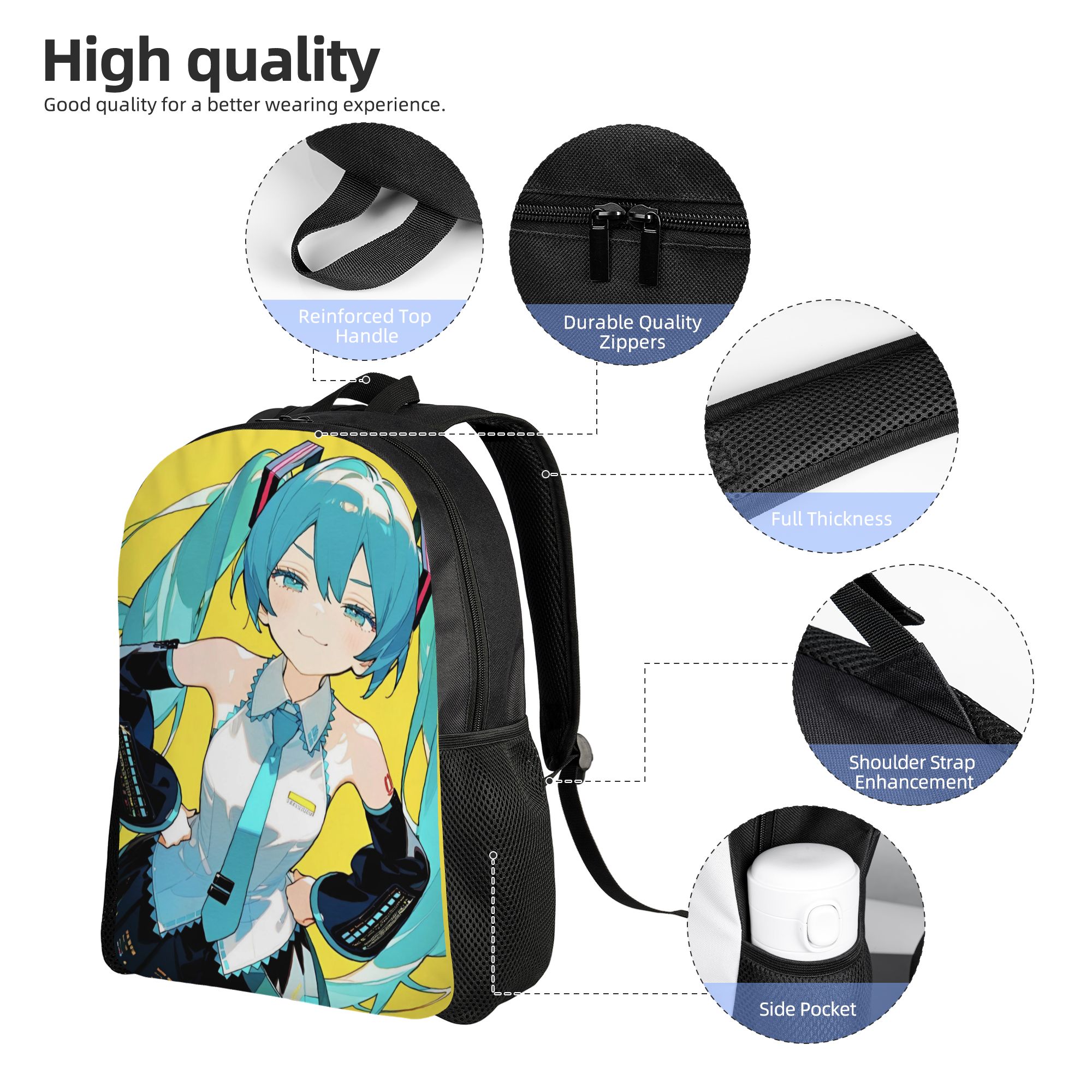 Hatsune Miku Klasik Sırt Çanta - Laptop Accessories Gifts incelemesi ve fiyatı