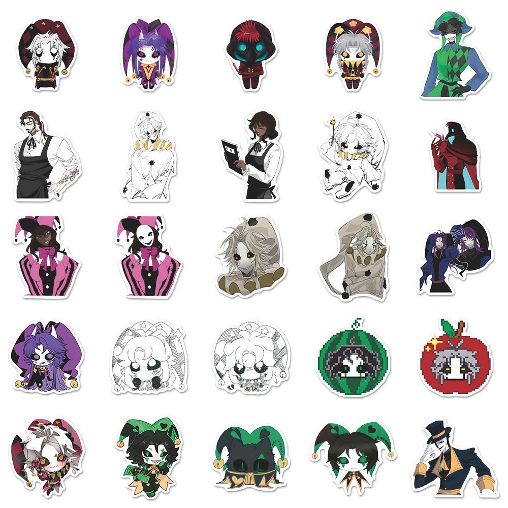 73 adet Freak sirk Pierrot Ani - Laptop Accessories Stickers incelemesi ve fiyatı