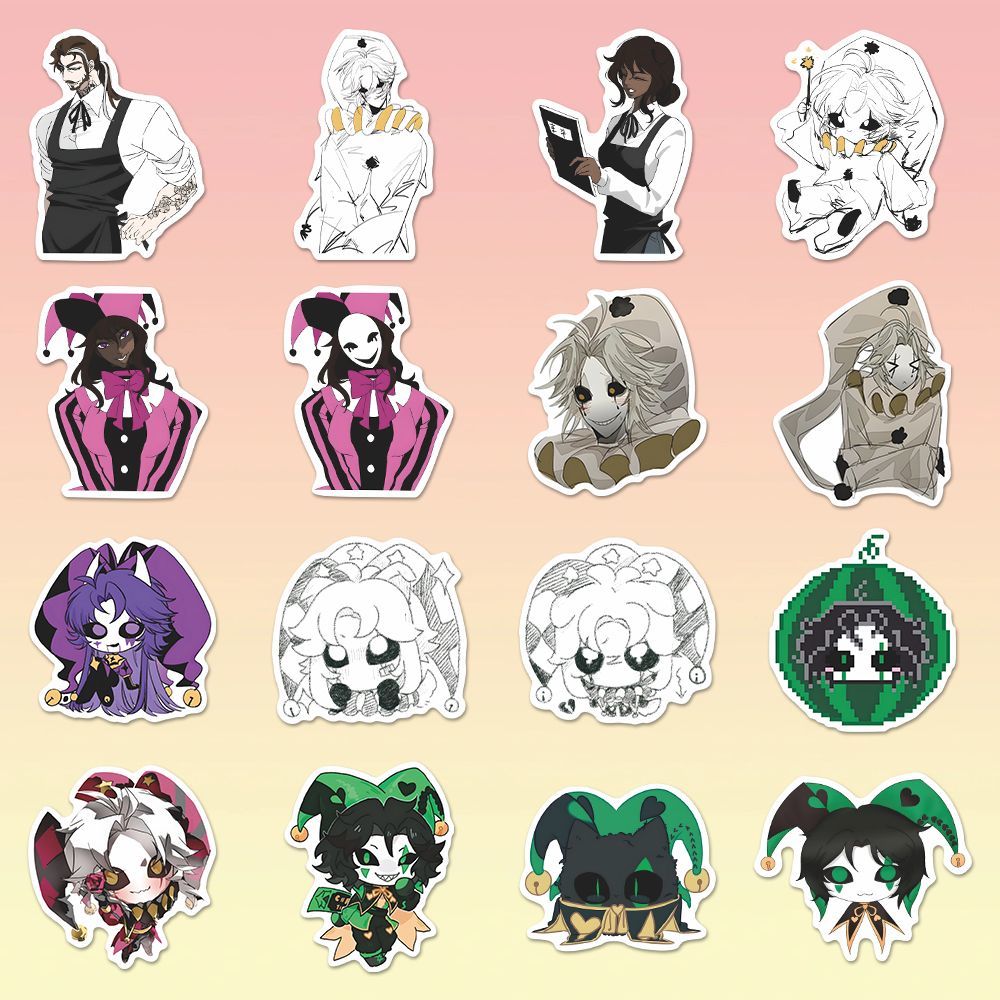 73 adet Freak sirk Pierrot Ani - Laptop Accessories Stickers incelemesi ve fiyatı