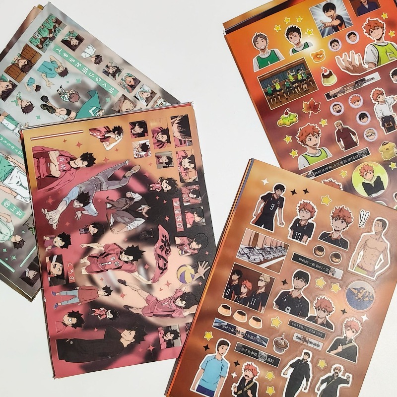 8 adet/takım Haikyuu Anime Per - Laptop Accessories Kit incelemesi ve fiyatı