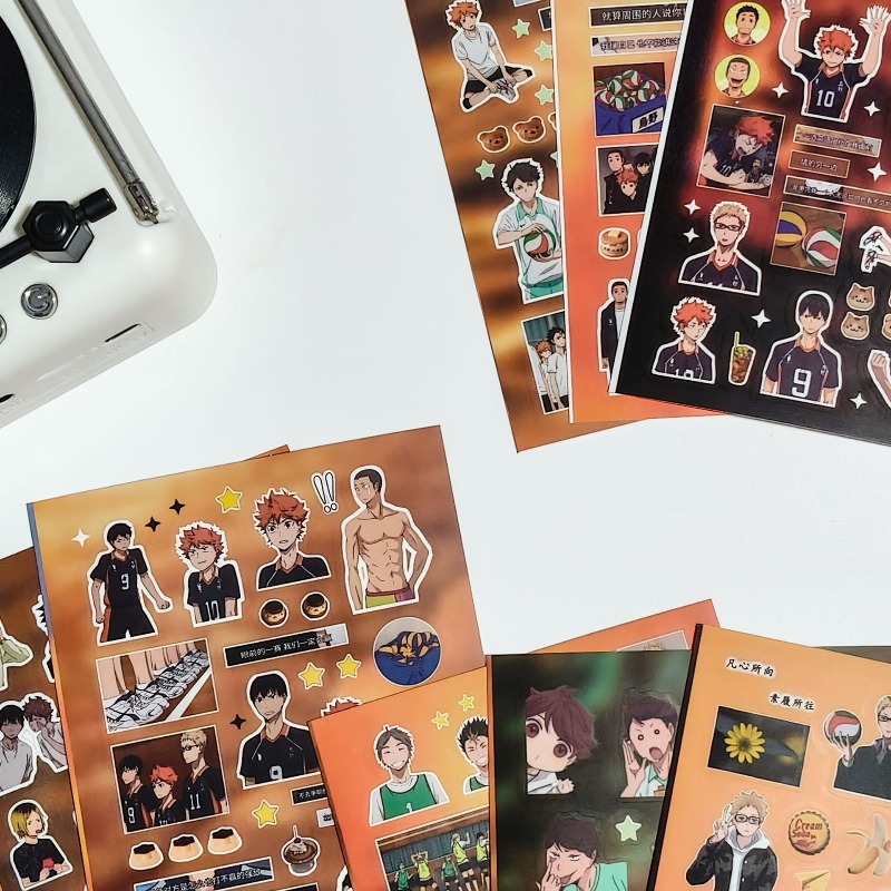 8 adet/takım Haikyuu Anime Per - Laptop Accessories Kit incelemesi ve fiyatı