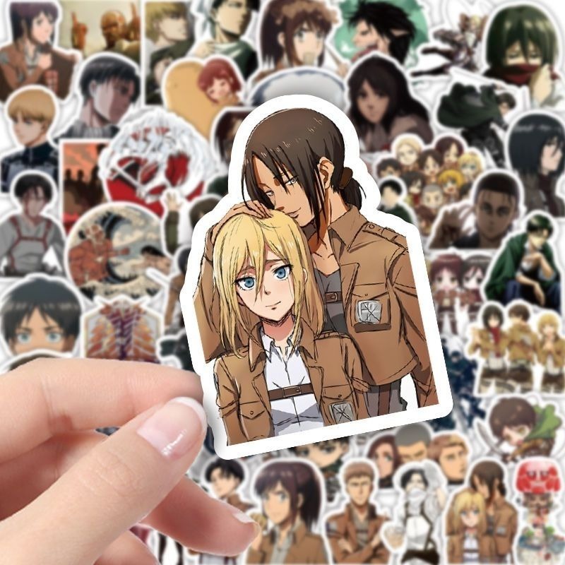 60 adet Titan Anime çıkartmala - Laptop Accessories Stickers incelemesi ve fiyatı