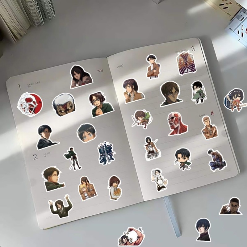 60 adet Titan Anime çıkartmala - Laptop Accessories Stickers incelemesi ve fiyatı