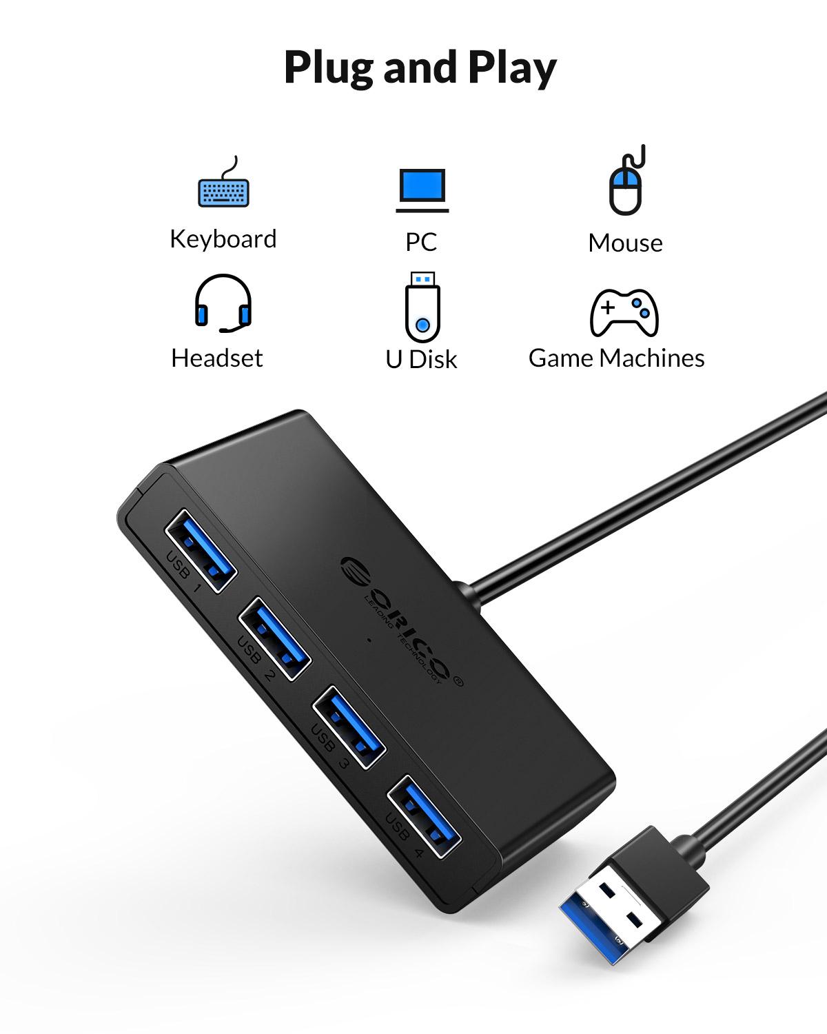 ORICO Hub USB 4 Bağlantı Nokta - Laptop Accessories Ideas incelemesi ve fiyatı
