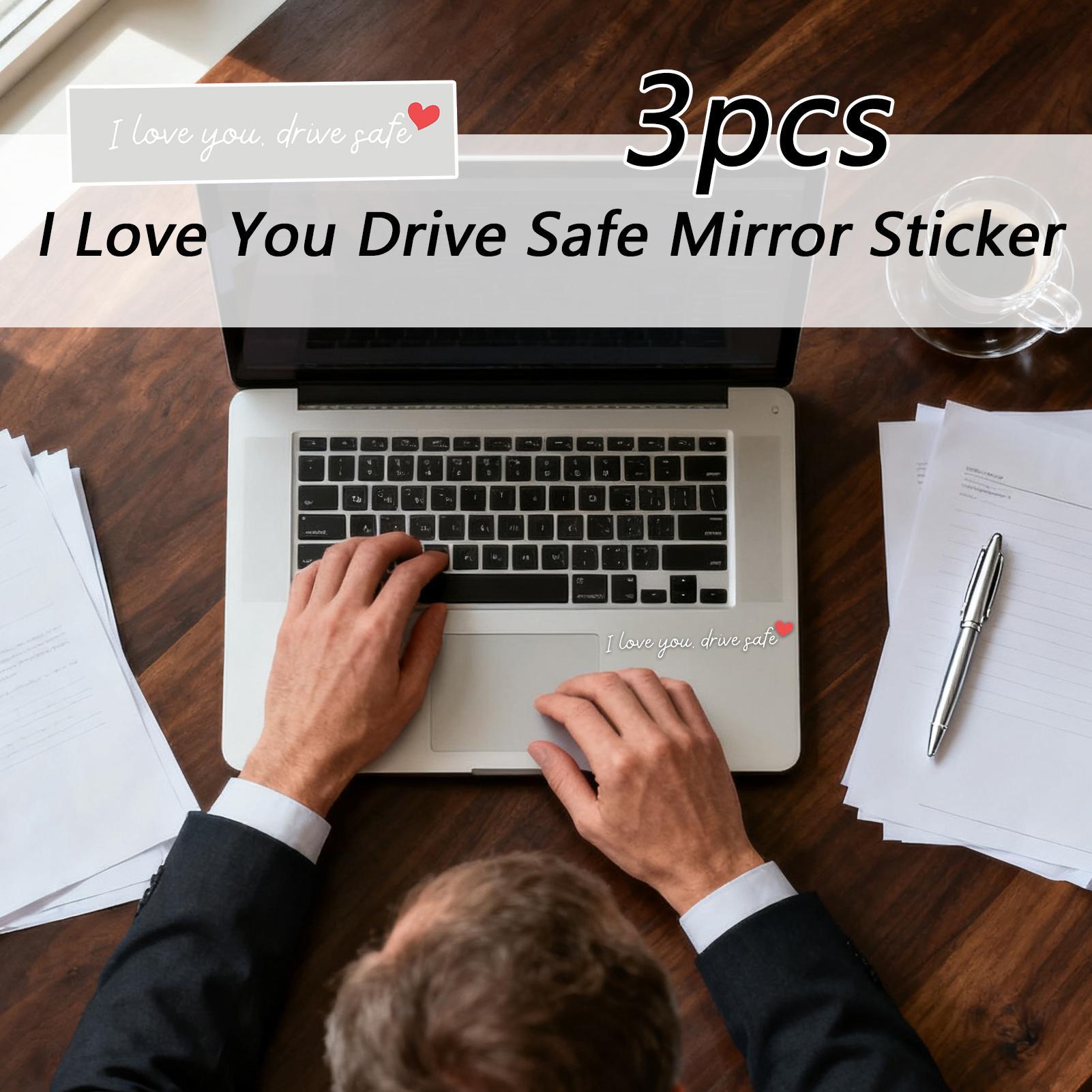 Dikiz aynası etiketi 3 adet su - Laptop Accessories Stickers incelemesi ve fiyatı