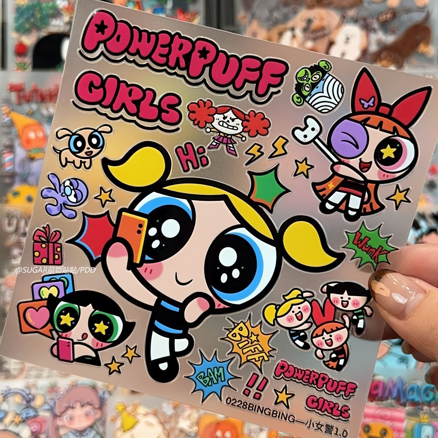 Kawaii Powerpuff Kız Karakter  - Laptop Accessories Stickers incelemesi ve fiyatı