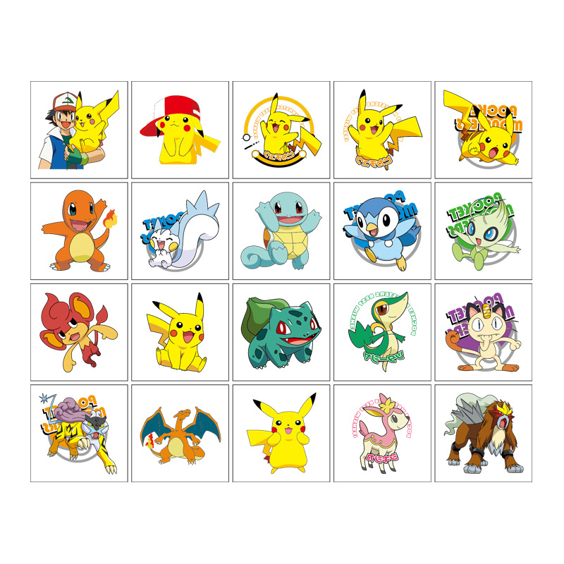 5*5 cm 20 adet Pokemon Pikachu - Laptop Accessories Kit incelemesi ve fiyatı