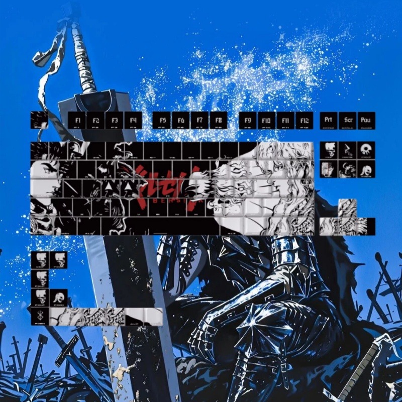 BERSERK Tema Anime Klavye Tuş  - Laptop Accessories Gifts incelemesi ve fiyatı
