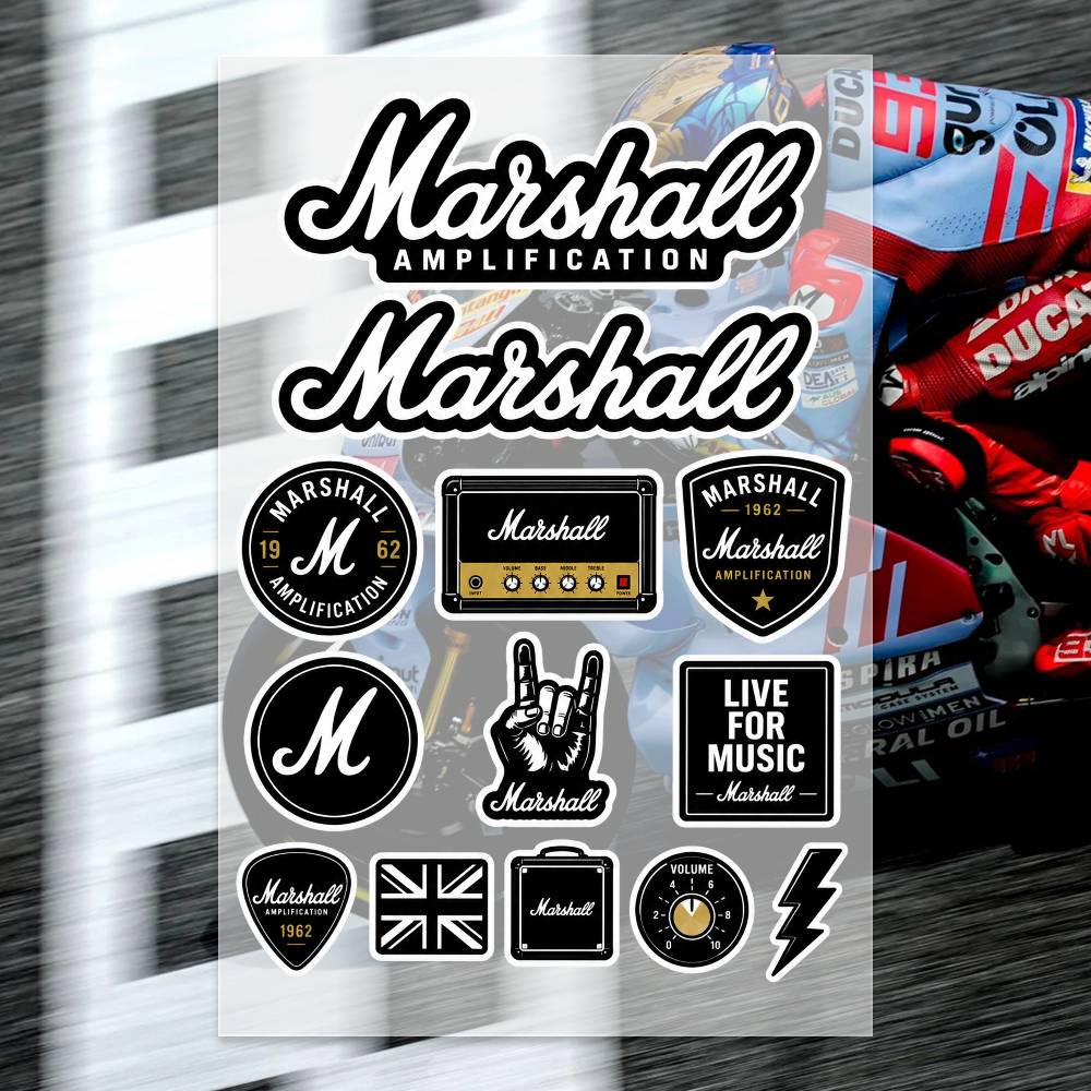 M-arshall Çıkartmaları Moto Çı - Laptop Accessories Ideas incelemesi ve fiyatı