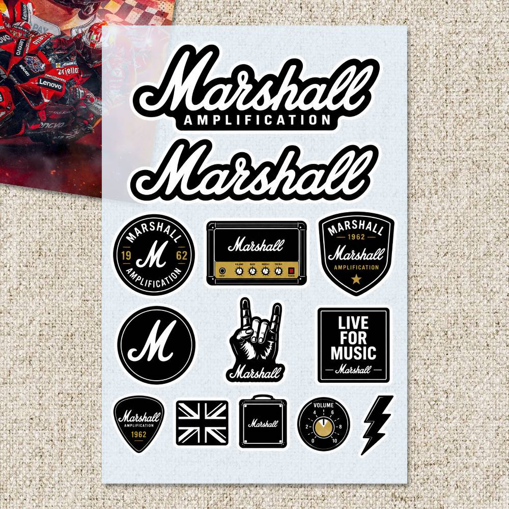 M-arshall Çıkartmaları Moto Çı - Laptop Accessories Ideas incelemesi ve fiyatı