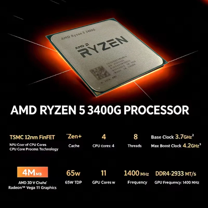 AMD Ryzen 5 3400G AM4 Masaüstü - Amd Cpu Ryzen 5 incelemesi ve fiyatı