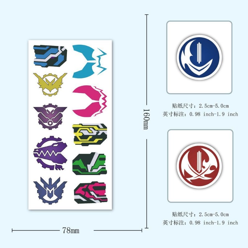60 sayfa Kamen Rider Logo Çıka - Laptop Accessories Stickers incelemesi ve fiyatı